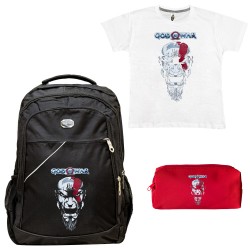 Παιδικό Σχολικό Σετ Τσάντα-Κασετίνα + Δώρο T-shirt God Of War Παιδικό Σχολικό Σετ Τσάντα-Κασετίνα + Δώρο T-shirt God Of War